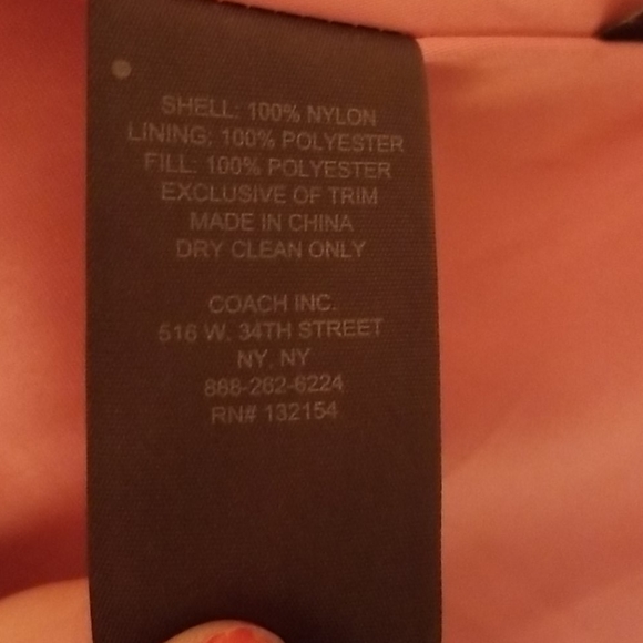 COACH quilted "CC" jacket - Picture 6 of 6